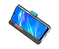 BAOHU Booktype Telefoonhoesjes - Bookcase Hoesje - Wallet Case -  Geschikt voor Huawei Y7 / Y7 Prime (2019) - Blauw