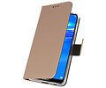 BAOHU Booktype Telefoonhoesjes - Bookcase Hoesje - Wallet Case -  Geschikt voor Huawei Y7 / Y7 Prime (2019) - Goud