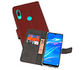 Booktype Telefoonhoesjes - Bookcase Hoesje - Wallet Case -  Geschikt voor Huawei Y7 / Y7 Prime (2019) - Bruin