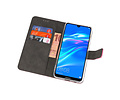 Booktype Telefoonhoesjes - Bookcase Hoesje - Wallet Case -  Geschikt voor Huawei Y7 / Y7 Prime (2019) - Roze