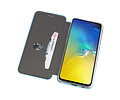 Slim Folio Case - Book Case Telefoonhoesje - Folio Flip Hoesje - Geschikt voor Samsung Galaxy S10e - Blauw