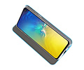 Slim Folio Case - Book Case Telefoonhoesje - Folio Flip Hoesje - Geschikt voor Samsung Galaxy S10e - Blauw