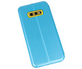 Slim Folio Case - Book Case Telefoonhoesje - Folio Flip Hoesje - Geschikt voor Samsung Galaxy S10e - Blauw