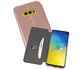 Slim Folio Case - Book Case Telefoonhoesje - Folio Flip Hoesje - Geschikt voor Samsung Galaxy S10e - Roze