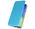 Slim Folio Case - Book Case Telefoonhoesje - Folio Flip Hoesje - Geschikt voor Samsung Galaxy S10 Plus - Blauw