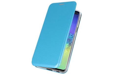 Slim Folio Case - Book Case Telefoonhoesje - Folio Flip Hoesje - Geschikt voor Samsung Galaxy S10 Plus - Blauw