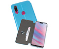 Slim Folio Case - Book Case Telefoonhoesje - Folio Flip Hoesje - Geschikt voor Huawei Y9 2019 - Blauw