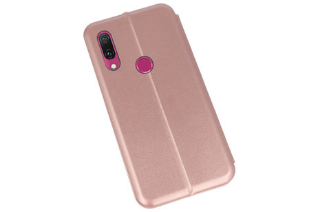 Slim Folio Case - Book Case Telefoonhoesje - Folio Flip Hoesje - Geschikt voor Huawei Y9 2019 - Roze