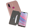 Slim Folio Case - Book Case Telefoonhoesje - Folio Flip Hoesje - Geschikt voor Huawei Y9 2019 - Roze