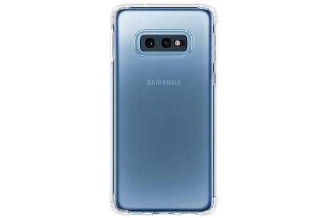 Schokbestendig Back Cover Hoesje - Shockproof Telefoonhoesje -  Geschikt voor  Samsung Galaxy S10e - Transparant