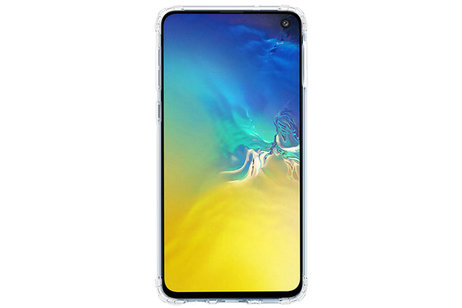 BAOHU Schokbestendig Back Cover Hoesje - Shockproof Telefoonhoesje -  Geschikt voor  Samsung Galaxy S10e - Transparant
