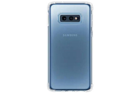 Schokbestendig Back Cover Hoesje - Shockproof Telefoonhoesje -  Geschikt voor  Samsung Galaxy S10 Plus - Transparant