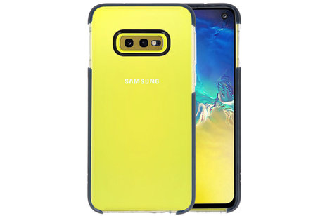 BAOHU Armor TPU Hoesje - Hoesje Geschikt voor Samsung Galaxy S10e Transparant / Zwart