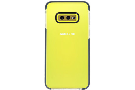 BAOHU Armor TPU Hoesje - Hoesje Geschikt voor Samsung Galaxy S10e Transparant / Zwart