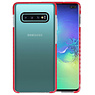 BAOHU Armor TPU Hoesje Samsung Galaxy S10 Plus Transparant / Rood