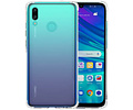 BAOHU Schokbestendig Back Cover Hoesje - Shockproof Telefoonhoesje -  Geschikt voor  Huawei P Smart 2019 - Transparant