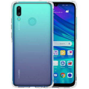 Schokbestendig Back Cover Hoesje - Shockproof Telefoonhoesje -  Geschikt voor  Huawei P Smart 2019 - Transparant