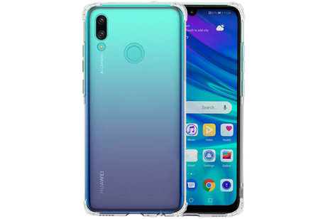 BAOHU Schokbestendig Back Cover Hoesje - Shockproof Telefoonhoesje -  Geschikt voor  Huawei P Smart 2019 - Transparant