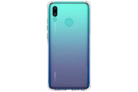 Schokbestendig Back Cover Hoesje - Shockproof Telefoonhoesje -  Geschikt voor  Huawei P Smart 2019 - Transparant