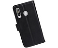 BAOHU Echt Lederen Hoesje Wallet Case - Hoesje Geschikt voor Samsung Galaxy A8s Zwart