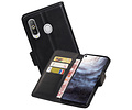 BAOHU Echt Lederen Hoesje Wallet Case - Hoesje Geschikt voor Samsung Galaxy A8s Zwart