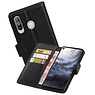 BAOHU Echt Lederen Hoesje Wallet Case Samsung Galaxy A8s Zwart