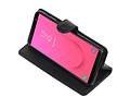 BAOHU Echt Lederen Hoesje Wallet Case - Hoesje Geschikt voor Samsung Galaxy J8 (2018) Zwart