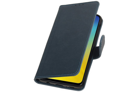 Zakelijke Bookstyle Hoesje voor Samsung Galaxy S10e Blauw