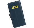 BAOHU Zakelijke Book Case Telefoonhoesje Geschikt voor de Samsung Galaxy S10e - Portemonnee Hoesje - Pasjeshouder Wallet Case - Blauw