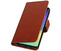 BAOHU Zakelijke Book Case Telefoonhoesje Geschikt voor de Samsung Galaxy S10 Plus - Portemonnee Hoesje - Pasjeshouder Wallet Case - Bruin