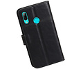 BAOHU Zakelijke Book Case Telefoonhoesje Geschikt voor de Huawei Honor 10 Lite - Portemonnee Hoesje - Pasjeshouder Wallet Case - Zwart