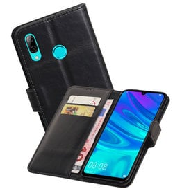 BAOHU Zakelijke Bookstyle Hoesje Huawei Honor 10 Lite Zwart