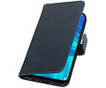 Zakelijke Bookstyle Hoesje voor Huawei Honor 10 Lite Blauw