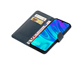 BAOHU Zakelijke Book Case Telefoonhoesje Geschikt voor de Huawei Honor 10 Lite - Portemonnee Hoesje - Pasjeshouder Wallet Case - Blauw