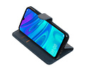 BAOHU Zakelijke Book Case Telefoonhoesje Geschikt voor de Huawei Honor 10 Lite - Portemonnee Hoesje - Pasjeshouder Wallet Case - Blauw