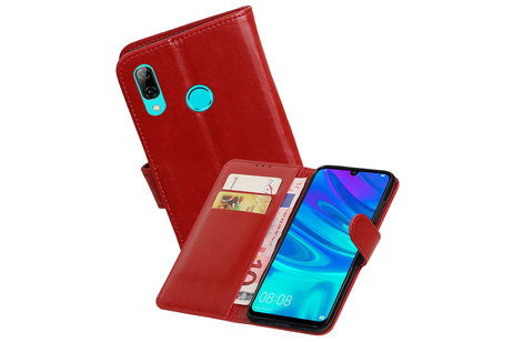 Zakelijke Bookstyle Hoesje voor Huawei Honor 10 Lite Rood