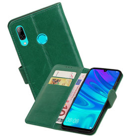 BAOHU Zakelijke Bookstyle Hoesje Huawei Honor 10 Lite Groen