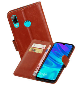 BAOHU Zakelijke Bookstyle Hoesje Huawei Honor 10 Lite Bruin