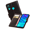 BAOHU Zakelijke Book Case Telefoonhoesje Geschikt voor de Huawei Honor 10 Lite - Portemonnee Hoesje - Pasjeshouder Wallet Case - Mocca
