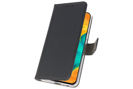 Booktype Telefoonhoesjes - Bookcase Hoesje - Wallet Case -  Geschikt voor Samsung Galaxy A30 - Zwart