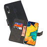 BAOHU Wallet Cases Hoesje Samsung Galaxy A30 Zwart