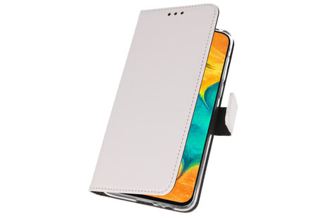 BAOHU Booktype Telefoonhoesjes - Bookcase Hoesje - Wallet Case -  Geschikt voor Samsung Galaxy A30 - Wit