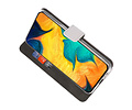BAOHU Booktype Telefoonhoesjes - Bookcase Hoesje - Wallet Case -  Geschikt voor Samsung Galaxy A30 - Wit