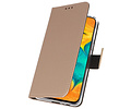 BAOHU Booktype Telefoonhoesjes - Bookcase Hoesje - Wallet Case -  Geschikt voor Samsung Galaxy A30 - Goud