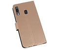 BAOHU Booktype Telefoonhoesjes - Bookcase Hoesje - Wallet Case -  Geschikt voor Samsung Galaxy A30 - Goud