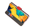 BAOHU Booktype Telefoonhoesjes - Bookcase Hoesje - Wallet Case -  Geschikt voor Samsung Galaxy A30 - Rood