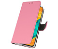 Booktype Telefoonhoesjes - Bookcase Hoesje - Wallet Case -  Geschikt voor Samsung Galaxy A30 - Roze