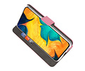 BAOHU Booktype Telefoonhoesjes - Bookcase Hoesje - Wallet Case -  Geschikt voor Samsung Galaxy A30 - Roze