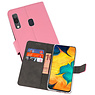 BAOHU Wallet Cases Hoesje Samsung Galaxy A30 Roze