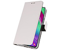 BAOHU Booktype Telefoonhoesjes - Bookcase Hoesje - Wallet Case -  Geschikt voor Samsung Galaxy A40 - Wit